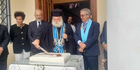 بالصور.. بطريركية الروم الأرثوذكس تحتفل بعيد ميلاد البابا ثيوذوروس الثاني
