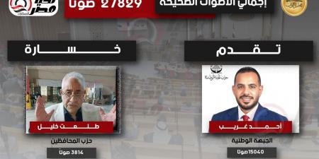 حصر عددي دائرة السويس.. تقدم مرشح الجبهة.. وإعادة مرتقبة بين مرشح مستقبل وطن وآخر مستقل.. وخسارة طلعت خليل