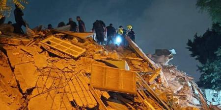 انهيار منزل من الطوب اللبن بقرية الجعافرة في أسوان