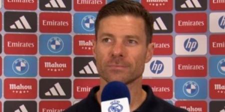 تشابي ألونسو مدرب ريال مدريد: كنا بحاجة لهذا الفوز لاستعادة الشعور الحقيقي.. ولا أشعر بأي ضغط