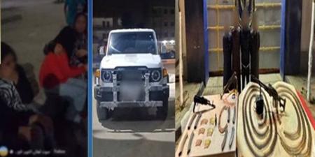 كشف ملابسات حادث تحرش لفظي وإطلاق نار بالجيزة: ضبط تشكيل عصابي مسلح يمارس البلطجة