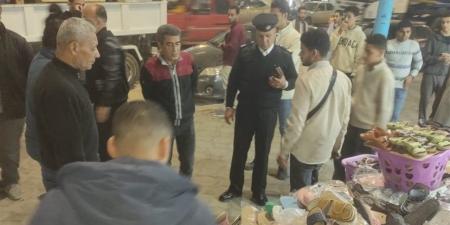 ضبط 330 حالة إشغال طريق وتحرير 50 محضر بمدينة مطروح (خاص)