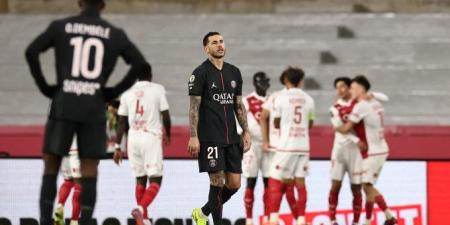 موناكو يفوز على باريس سان جيرمان بهدف نظيف في الدوري الفرنسي