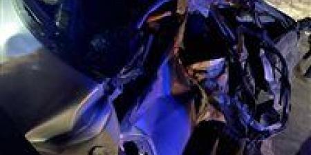 مصرع زوجين وأطفالهما الثلاثة في حادث انقلاب سيارة بالطريق الدولي الساحلي بالبحيرة