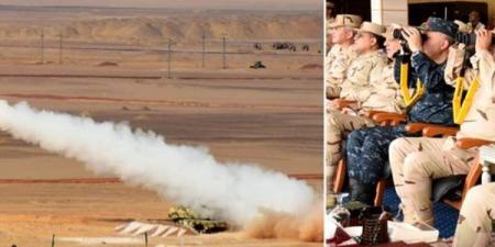 وزير الدفاع يشهد تنفيذ المرحلة الرئيسية للرماية الصاروخية لقوات الدفاع الجوي