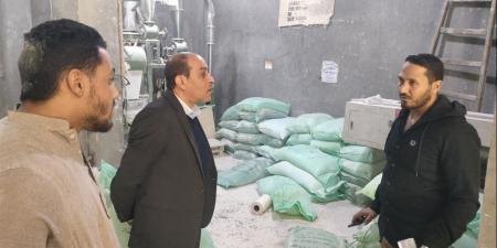 تموين القليوبية يحبط تهريب 3.3 طن دقيق بلدي مدعم و80 كيلو نخالة في بنها