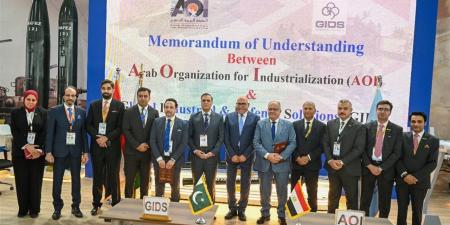 الهيئة العربية للتصنيع توقع مذكرة للتفاهم مع كبرى الشركات الباكستانية