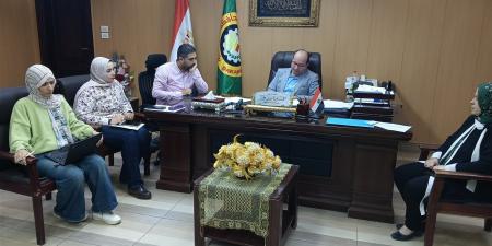 وكيل صحة الدقهلية يشدد على تسريع ميكنة ملفات العاملين ورفع نسب الإدخال الإلكتروني