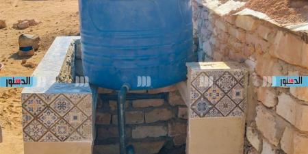 الانتهاء من حفر 32 بئرًا لتجميع مياه الأمطار في براني بمطروح