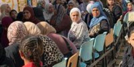 توافد المواطنين للتصويت في انتخابات مجلس النواب بالدائرة الأولى بمحافظة قنا