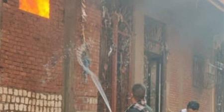 السيطرة على حريق اندلع داخل منزل بأرض المغاربة فى مغاغة