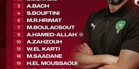 التشكيل الرسمي لمباراة منتخب المغرب وعمان في كأس العرب 2025