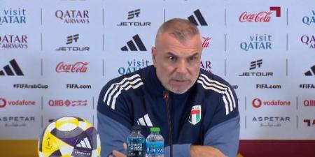 مدرب الإمارات: مواجهة مصر الأصعب في كأس العرب وعلينا إيجاد الحلول