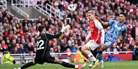 تشكيل أرسنال الرسمي لمواجهة أستون فيلا بالدوري.. أرتيتا يدفع بالقوة الضاربة