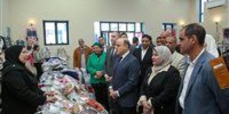 محافظ كفرالشيخ يفتتح معرض مشروعك دعماً للحرف والصناعات التراثية وروّاد المشروعات الصغيرة