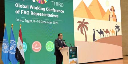 رئيس الوزراء: مصر تؤكد التزامها الكامل بتعزيز التعاون مع منظمة "الفاو"