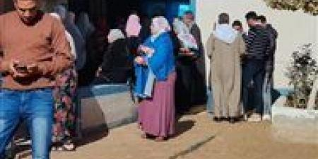 توافد الناخبين فى كوم حمادة بالبحيرة للتصويت في انتخابات مجلس النواب