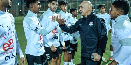 حسام حسن وإبراهيم حسن يزوران معسكر منتخب مصر مواليد ٢٠٠٧