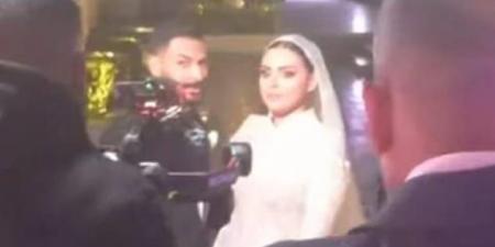 الصورة الأولى من حفل زفاف فريدة ابنة الفنان محمد هنيدي