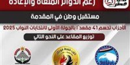 حتى الآن.. أبرز مرشحى الأحزاب الكبيرة الخاسرة بانتخابات الـ 30 دائرة الملغاة