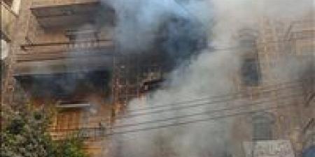 الشقه بقت رماد.. إندلاع حريق بشقة سكنية بسوهاج