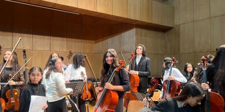 أوركسترا براعم الكونسرفتوار.. مواهب شابة تعزف الأمل في احتفالات رأس السنة