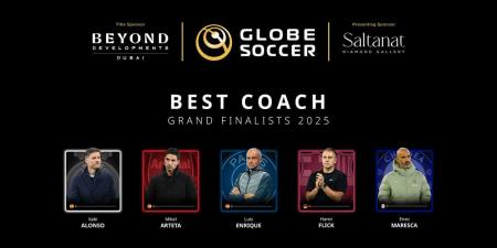 القائمة النهائية لجائزة أفضل مدرب من جلوب سوكر 2025.. إنريكى يتصدر
