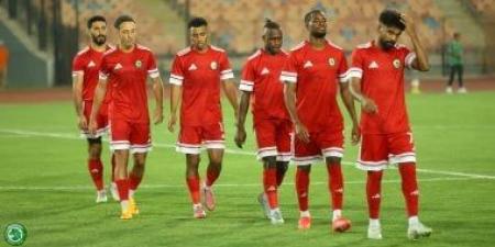 مودرن سبورت يتقدم على البنك الأهلى بهدف غنام محمد فى الشوط الأول