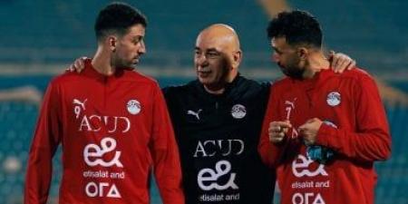 حسام حسن وتريزيجيه يحضران اليوم المؤتمر الصحفى لمباراة مصر وزيمبابوى