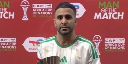محرز رجل مباراة الجزائر والسودان يكتب التاريخ فى أمم أفريقيا 2025