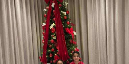 محمد صلاح يحتفل بالكريسماس مع مكة وكيان رغم تواجده مع منتخب الفراعنة بالمغرب