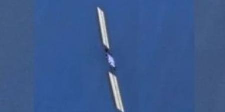 شاهد ..قمر ستارلينك المعطّل فى مداره قبل احتراقه فى الغلاف الجوى