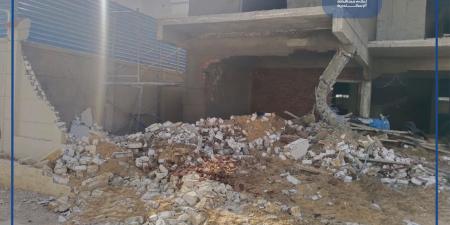 حملة مُكبرة لإزالة التعديات في محافظة الإسكندرية تسفر عن هدم