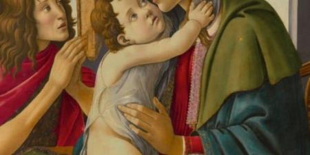 عرض لوحة العذراء والطفل للفنان ساندرو بوتيتشيلى للبيع