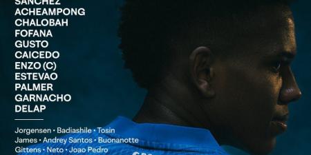 بالمر يقود هجوم تشيلسي أمام بورنموث في مواجهة الدوري الإنجليزي