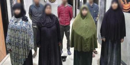 ضبط المتهمين باستغلال 15 حدثا في أعمال التسول بالجيزة