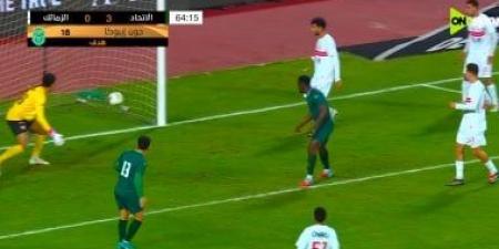 إيبوكا يضيف الهدف الثالث للاتحاد السكندري فى شباك الزمالك