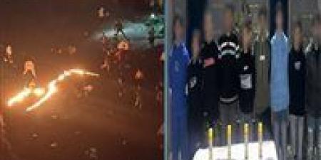القبض على 10 أشخاص أضرموا النيران بأحد شوارع الإسكندرية احتفالا برأس السنة