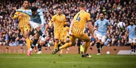 موعد مباراة مانشستر سيتي وبرايتون في الدوري الإنجليزي الممتاز والقنوات الناقلة والتشكيل المتوقع