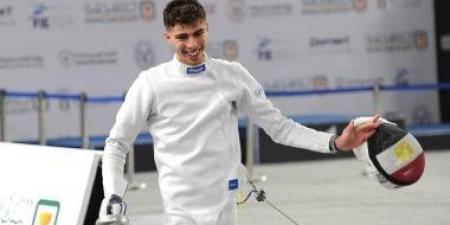 يوسف شامل يفوز بذهبية بطولة العالم للناشئين والشباب للسلاح بالبرازيل