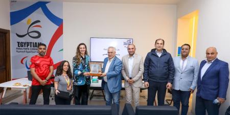 اللجنة البارالمبية تكرم ياسمينا عيسى بعد إنجاز بطولة العالم للريشة الطائرة