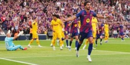 برشلونة ضد إسبانيول.. توريس يتقدم للبارسا بثنائية فى الشوط الأول.. فيديو