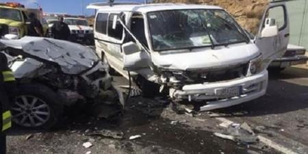 تفاصيل إصابة 7 أشخاص في تصادم ميكروباص وملاكي بمدينة منوف