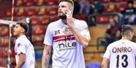 ياكوفيلف لاعب كرة الطائرة يهدد بالتصعيد ضد الزمالك بسبب تأخر مستحقاته المالية