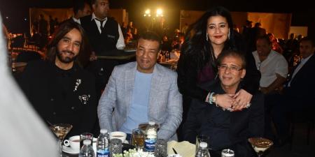 شاليمار شربتلي تخطف الأنظار في أحدث ظهور برفقة زوجها خالد يوسف| صور