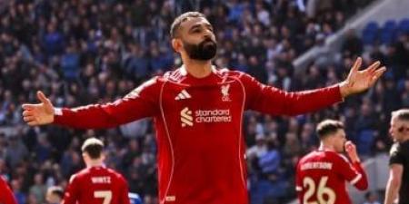 محمد صلاح يقتحم قائمة تاريخية جديدة فى الدورى الإنجليزى قبل وداع ليفربول