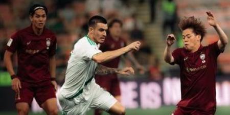 فيسيل كوبى ضد الأهلى.. الراقى يتأخر بهدف فى الشوط الأول بنصف نهائي أبطال آسيا للنخبة