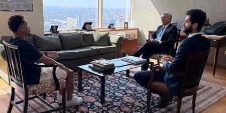 سفير البرازيل بالقاهرة يستقبل خوان بيزيرا ويشيد بدوره في تعزيز العلاقات مع مصر