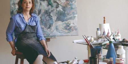 افتتاح معرض أنشودة الأرض للفنانة نازلى مدكور بقاعة الزمالك للفن