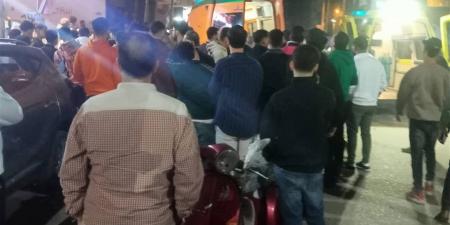 مصرع سيدة إثر سقوط مواد بناء من عقار سكني بالغربية